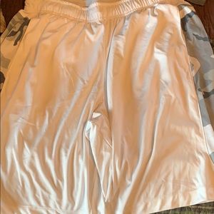 Nike athletic shorts. Size large WHITE.